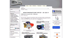 Desktop Screenshot of 1pointshop.de